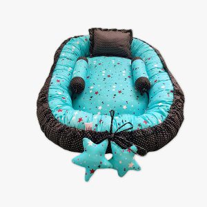 رنگ‌های آبی و سیاه برای روتختی نوزاد