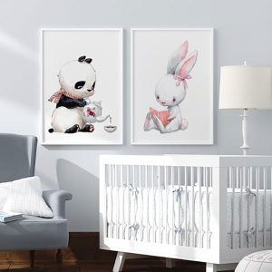 تابلوهای دیواری در دکوراسیون اتاق خواب نوزاد