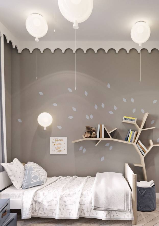 ریسه در دکوراسیون اتاق خواب نوزاد