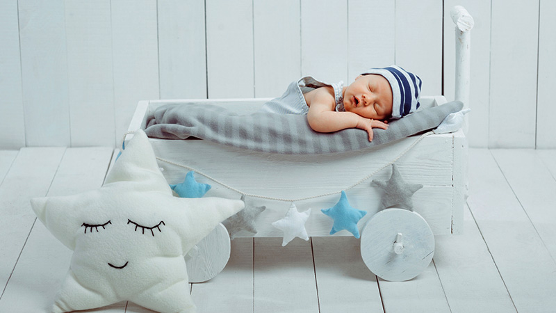 بالش سیسمونی تخت نوزاد