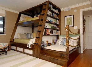 ایده تخت دو طبقه با طراحی متفاوت