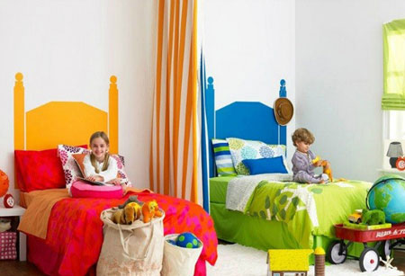 جدا کردن قسمت های اتاق کودک