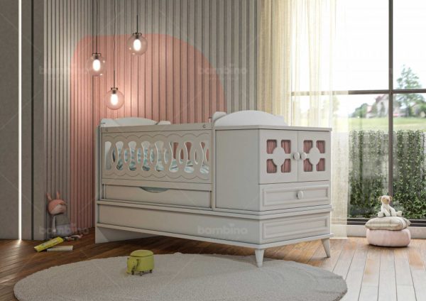 تخت نوزاد نوجوان چهار منظوره سیسمونی نوزاد ونوس - تصویر 1