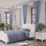 تخت و پاتختی سرویس یک نفره شیک و جدید بامبینو