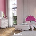 ست تخت یک نفره و میز آرایش دخترانه