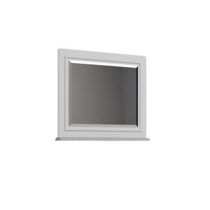 قاب آینه دراور سفید ساده مناسب اتاق کودک نوجوان و بزرگسال