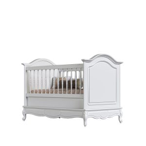 سرویس تخت نوزادی سفید با طراحی خاص و با کیفیت عالی