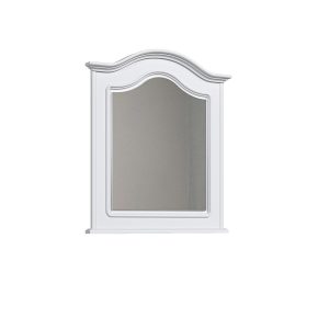 قاب آینه میز آرایش ساده سفید