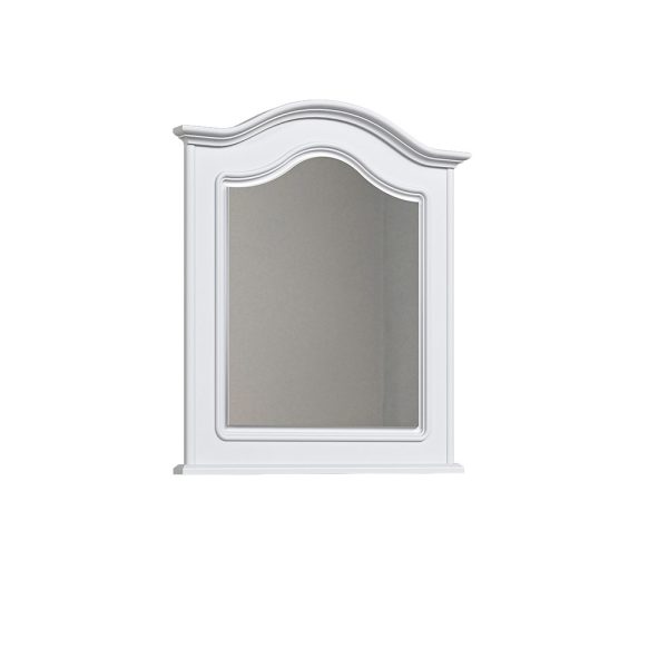 قاب آینه میز آرایش ساده سفید