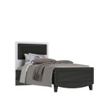 تخت خواب یک نفره محافظ دار طوسی اسپرت دخترانه و پسرانه