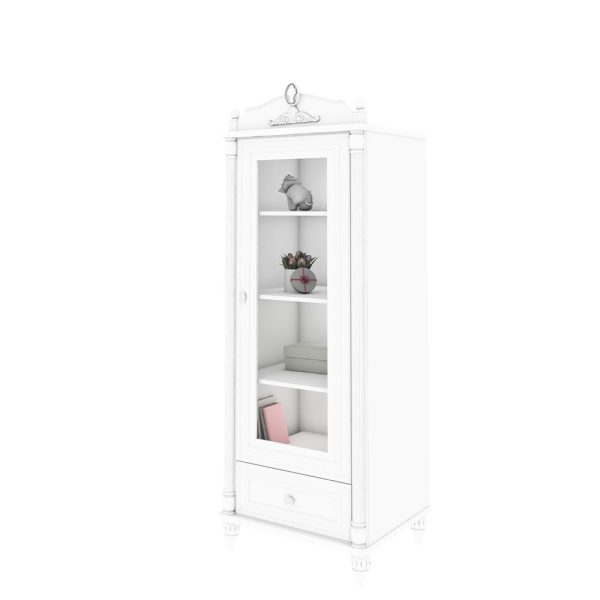 ویترین سفید اسباب بازی سیسمونی نوزاد و کودک سفید شیک