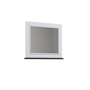 قاب آینه ساده سفید مناسب اتاق کودک نوجوان و بزرگسال