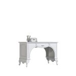 میز تحریر ساده بدون کتابخانه کشودار با پایه ظریف و شیک