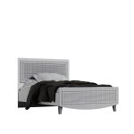 تخت خواب یک نفره عرض 120 و تخت خواب یک نفره عرض 100 طوسی و سفید اسپرت دخترانه و پسرانه