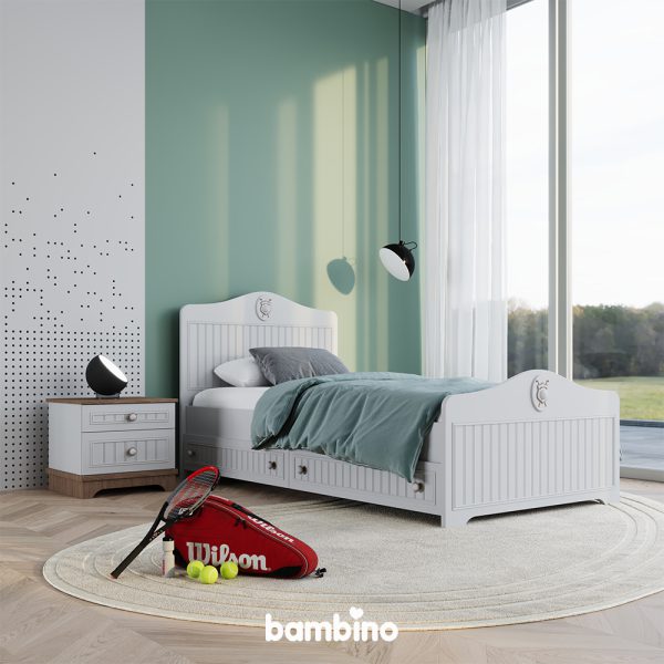 تخت یکنفره اتاق خواب نوجوان و بزرگسال