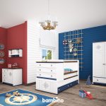 سرویس خواب کامل سیسمونی نوزاد پسرانه طرح کاپیتان