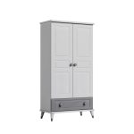 شیک ترین کمد بچه سفید طوسی کودک و نوجوان