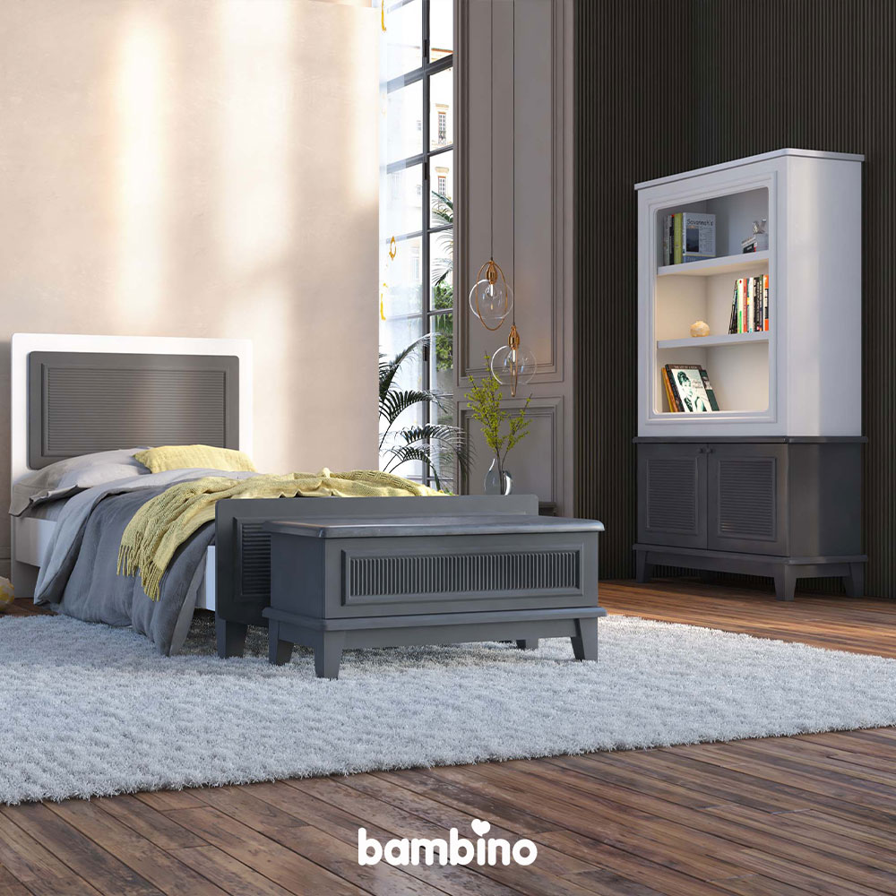 پاف تخت خواب سرویس یک نفره مدل راشل