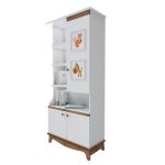 کتابخانه کودک تک درب با طراحی شیک و جادار