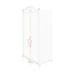 کمد دخترانه دو درب اتاف خواب مناسب اتاق دخترانه