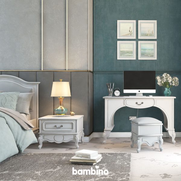 میز تحریر ساده بدون کتابخانه سرویس یک نفره مدل رویال - تصویر 3