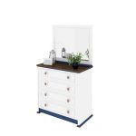 ست دراور لباس چهارکشو جادار و باکیفیت و قاب آینه دراور سفید