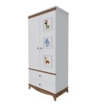 کمد اتاق بچه دو درب نوزاد و سیسمونی رایکا