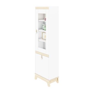 ویترین تک درب شیشه ای و کمد اتاق نوزاد