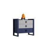 جدیدترین دراور سه کشو سرویس سیسمونی و نوزاد سورمه ای