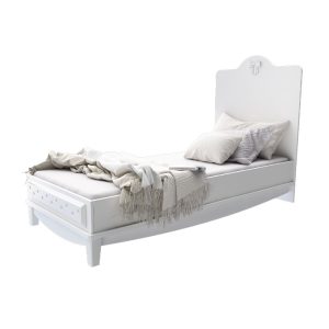 تخت بچه گانه سایز یک نفره 180 در 80 سفید