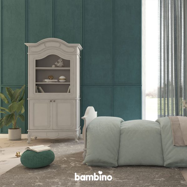 کتابخانه کلاسیک دو درب سرویس یک نفره مدل رویال - تصویر 3