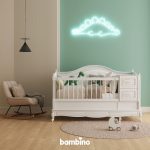 تخت نوزاد و نوجوان به همراه دو کشو جا دار