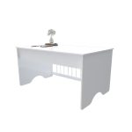 میز تحریر تبدیل شده از تخت نوزاد مناسب اتاق کودک