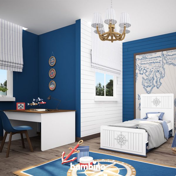 تخت و میز تحریر پسرانه کودک و نوجوان