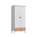 کمد کودک دو درب سرویس نوزاد و سیسمونی با ظبقه بندی