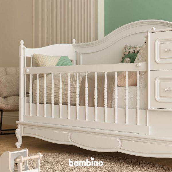 تخت نوزادی قابل تبدیل به تخت نوجوان