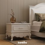 پاتختی تک کشو سفید