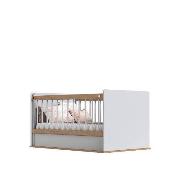 ننو و تخت نوزاد حالت ثابت با کاربری تخت کنار مادر