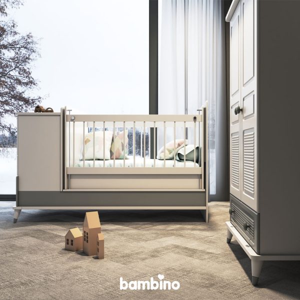 تخت نوزاد نوجوان چهار منظوره شیک