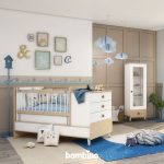 تخت نوزاد و ویترین اسباب بازی کودک