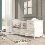 تخت نوزادی گهواره دار قابل تبدیل به تخت نوجوان با طراحی شیک