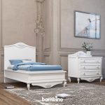 سرویس خواب نوجوان شامل تخت یک نفره و دراور سه کشو