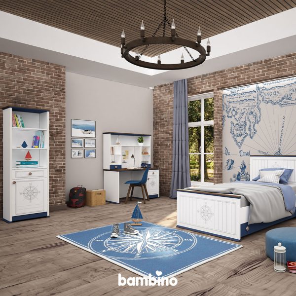 سرویس خواب یک نفره طرح ملوان پسرانه