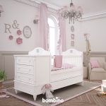 تخت نوزاد نوجوان چهارمنظوره با سه کشو