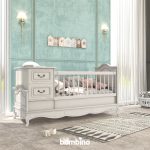 تخت نوزاد نوجوان شو دو صندوق سرویس نوزاد مدل رویال - تصویر 3