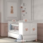 تخت نوزادی نوجوانی چهارمنظوره سرویس سیسمونی مدل پاپیون - تصویر 2