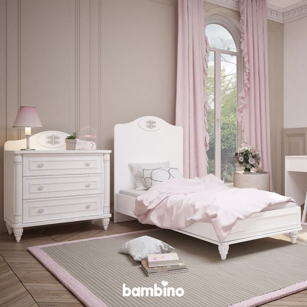 سرویس خواب نوجوان و کودک سفید شیک