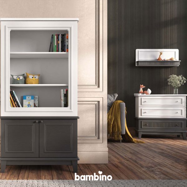 کتابخانه اتاق خواب سرویس یک نفره مدل راشل - تصویر 2