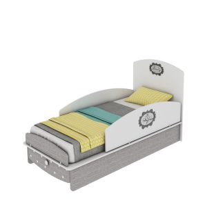 تخت بچه سایز نوجوان یک نفره با محافظ تخت