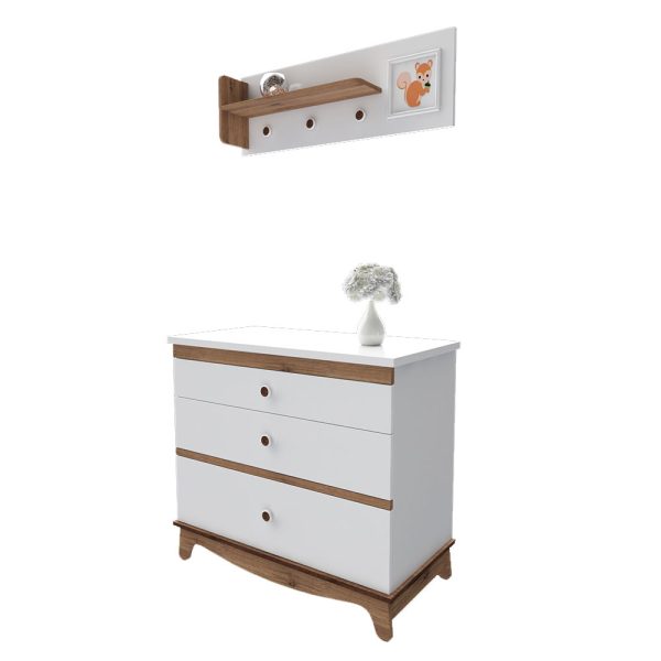 دراور اتاق کودک و شلف دیواری اتاق کودک جادار و شیک